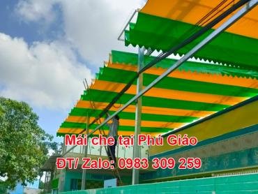 Thi công mái che tại Phú Giáo – Bình Dương