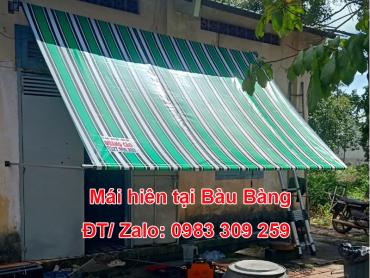 Thi công mái hiên tại Bàu Bàng – Bình Dương