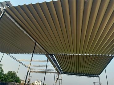 Thiết kế lắp đặt mái xếp tại Bến Cát – Bình Dương